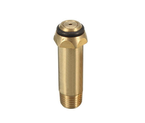 Mosadz Pol Tailpiece and Nut Montáž 2002ab